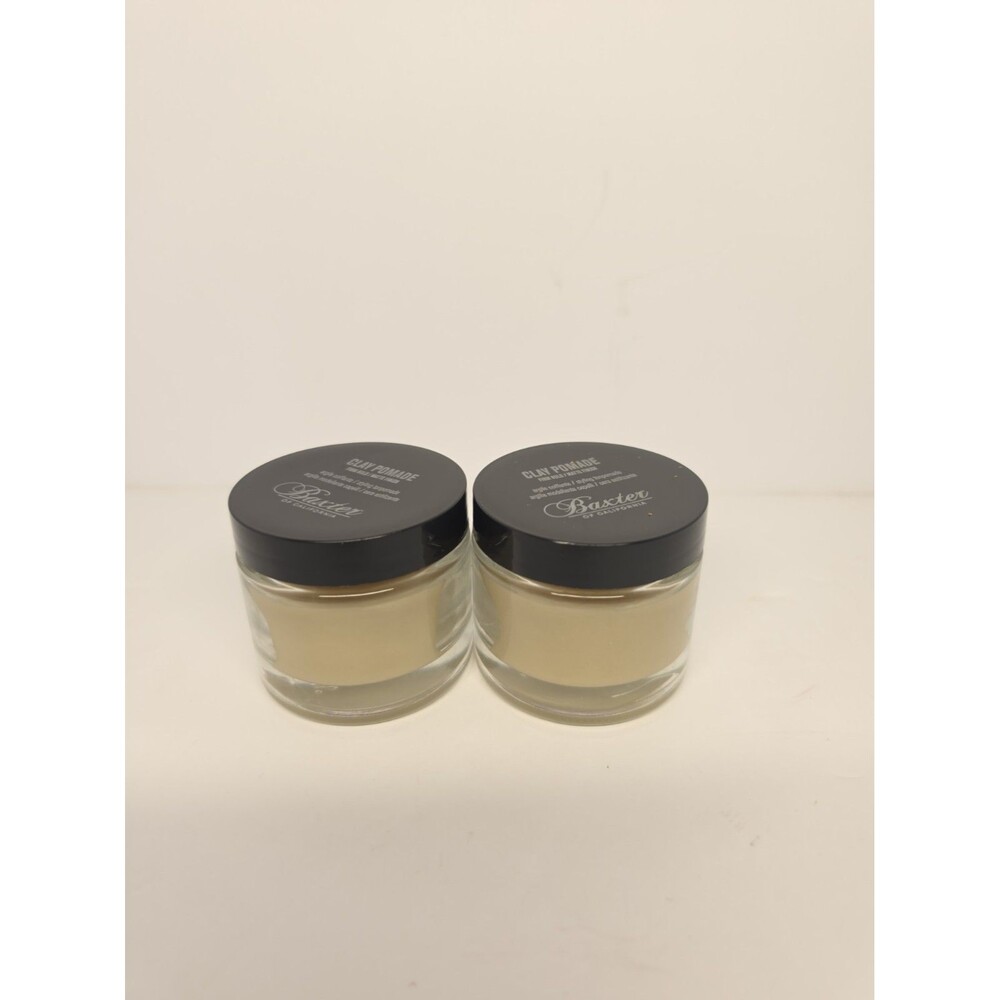 2 Baxter of California Clay Pomade, Strong Hold Matte Hair Clay for Men Sealed